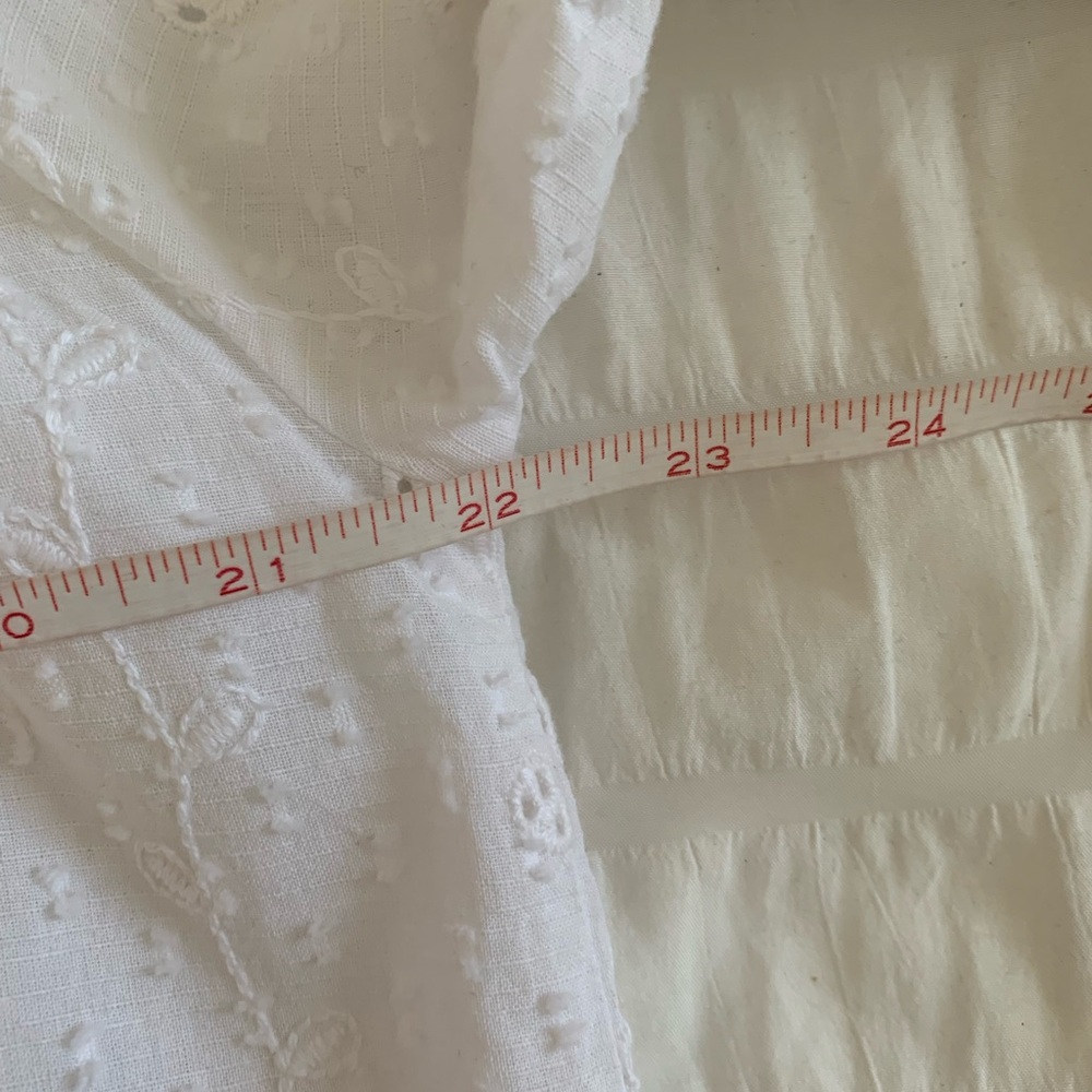 NWT Joie White Tie Front Blouse with Relaxed Fit - Picture 7 of 15